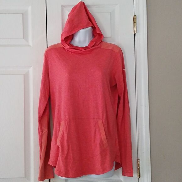 Columbia omni wick advanced evaporation lightweight hooded pullover Sz M EUC - Picture 1 of 9